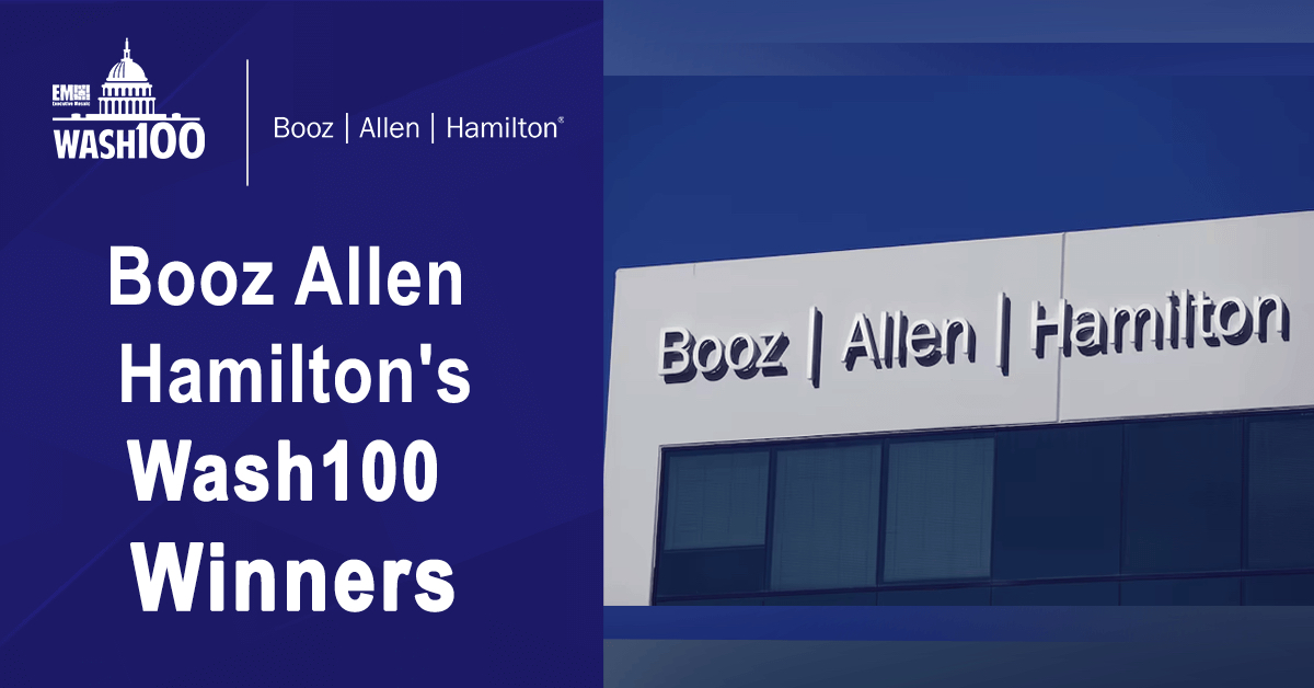 Booz Allen Hamilton Wash100 Award